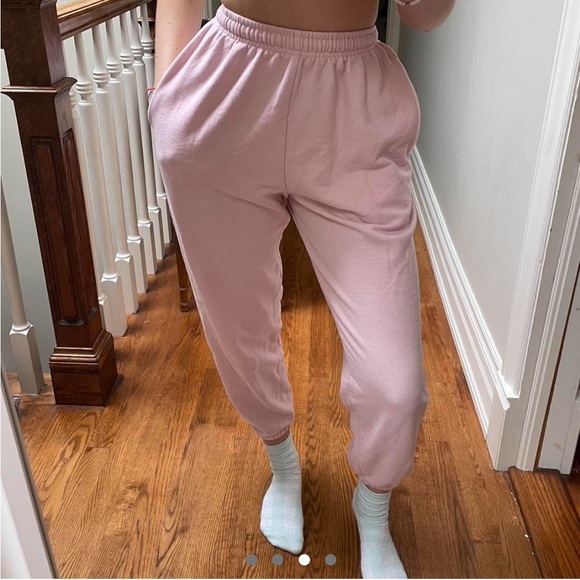 Pretty Little Thing (PLT) Light Pink Sweatpants/Joggers - Picture 3 of 4
